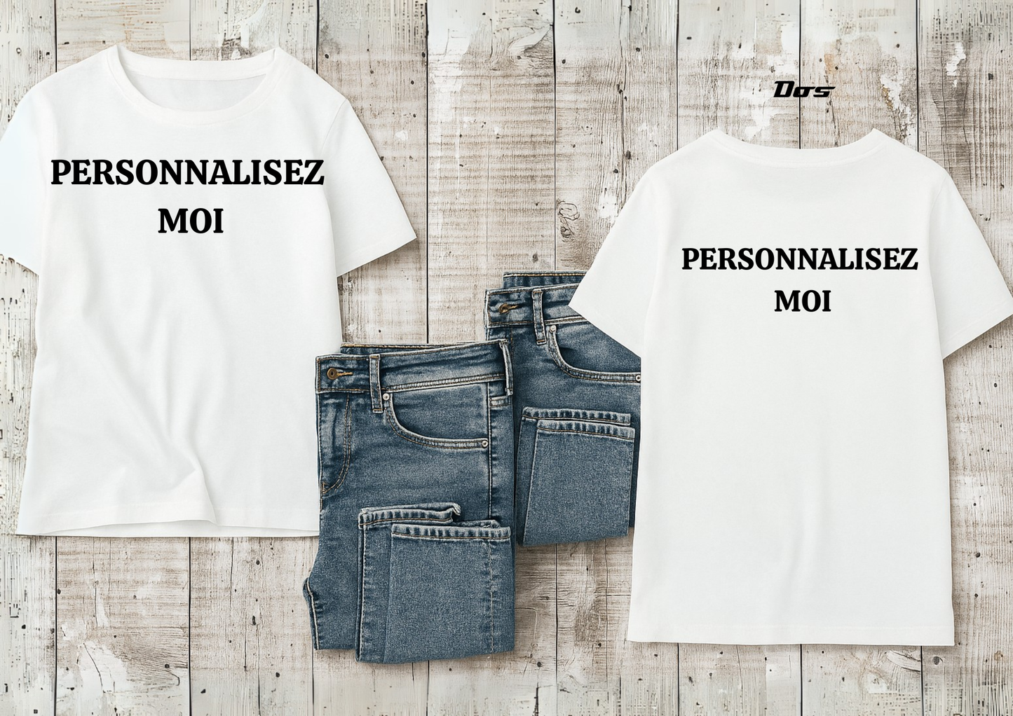 T-Shirt Personnalisé recto/verso