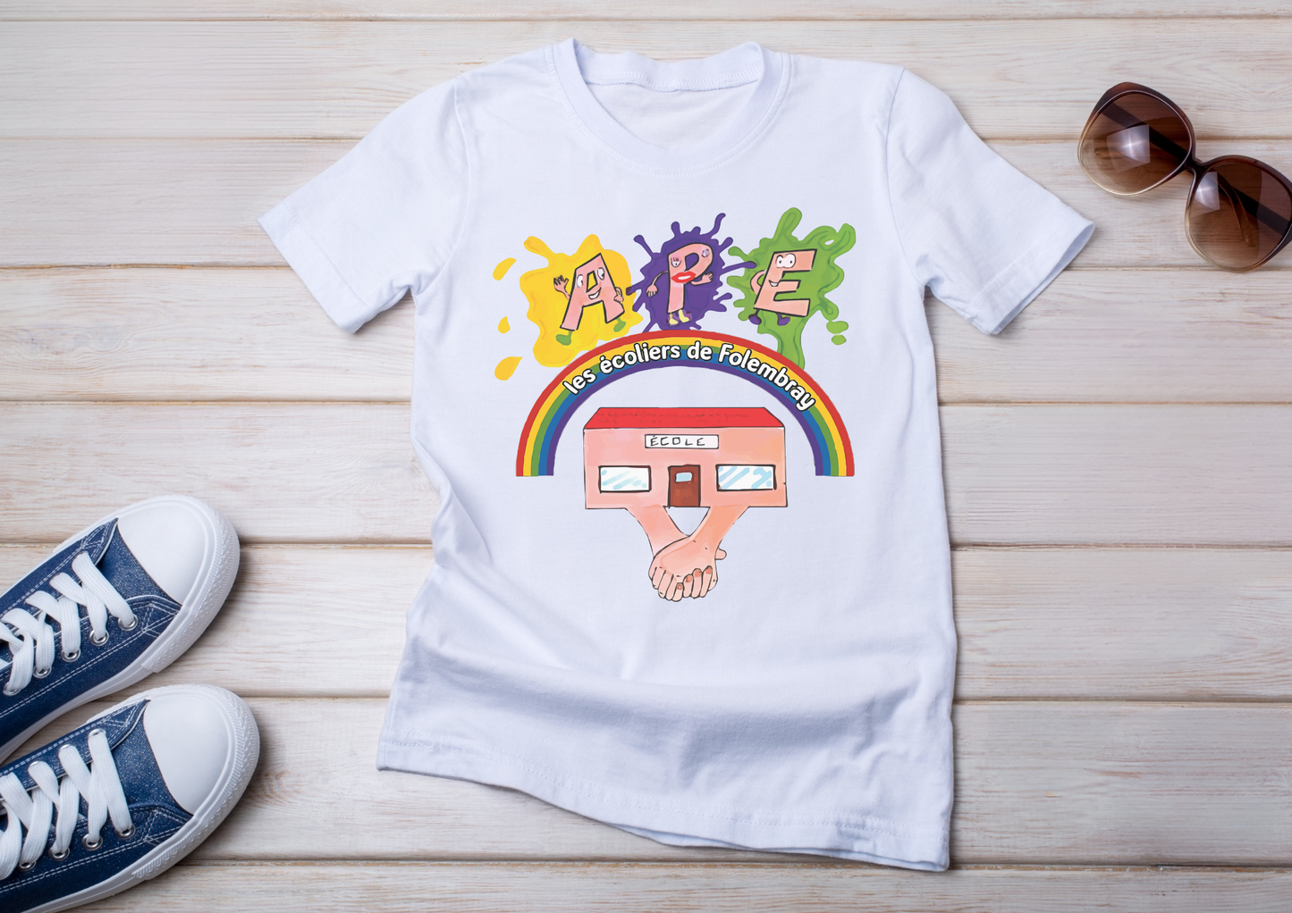 Tee shirt ape recto