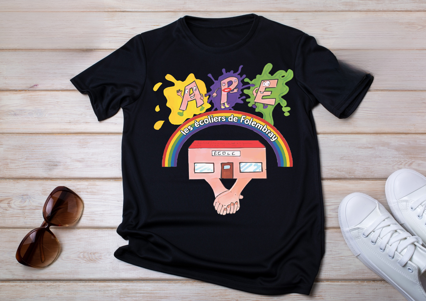 Tee shirt ape recto