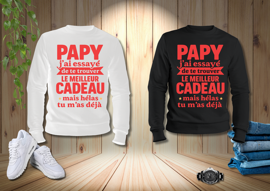 Sweat-shirt PAPY – Cadeau parfait