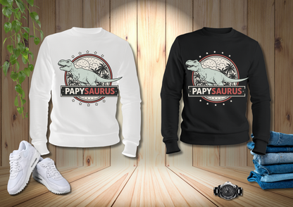 👕 "Papysaurus" Sweatshirt – Legendary Grandpa