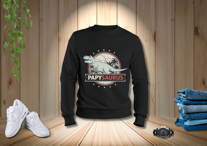 👕 "Papysaurus" Sweatshirt – Legendary Grandpa