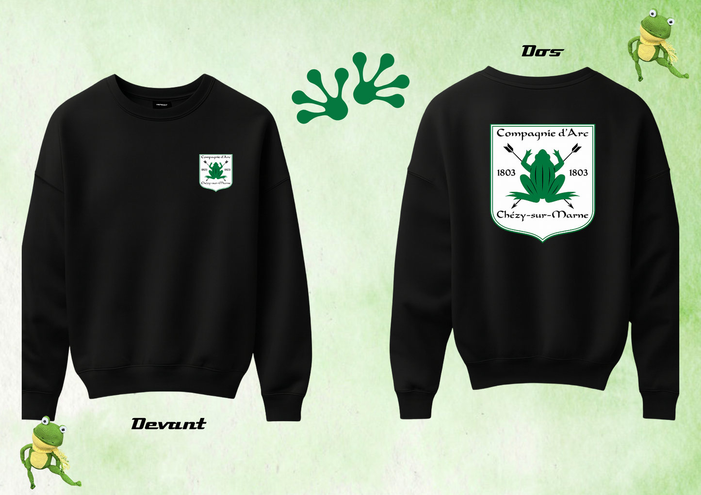 Sweat Compagnie d’Arc de Chézy-sur-Marne – Confort et Esprit d’Équipe