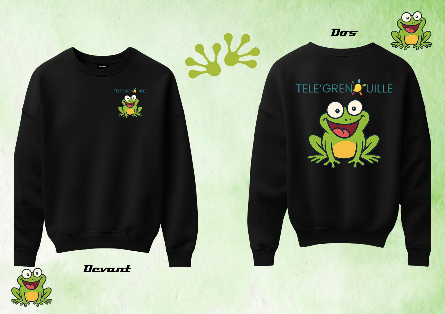 Sweat TELE’GREN’OUILLE – Confort, fun et solidarité !