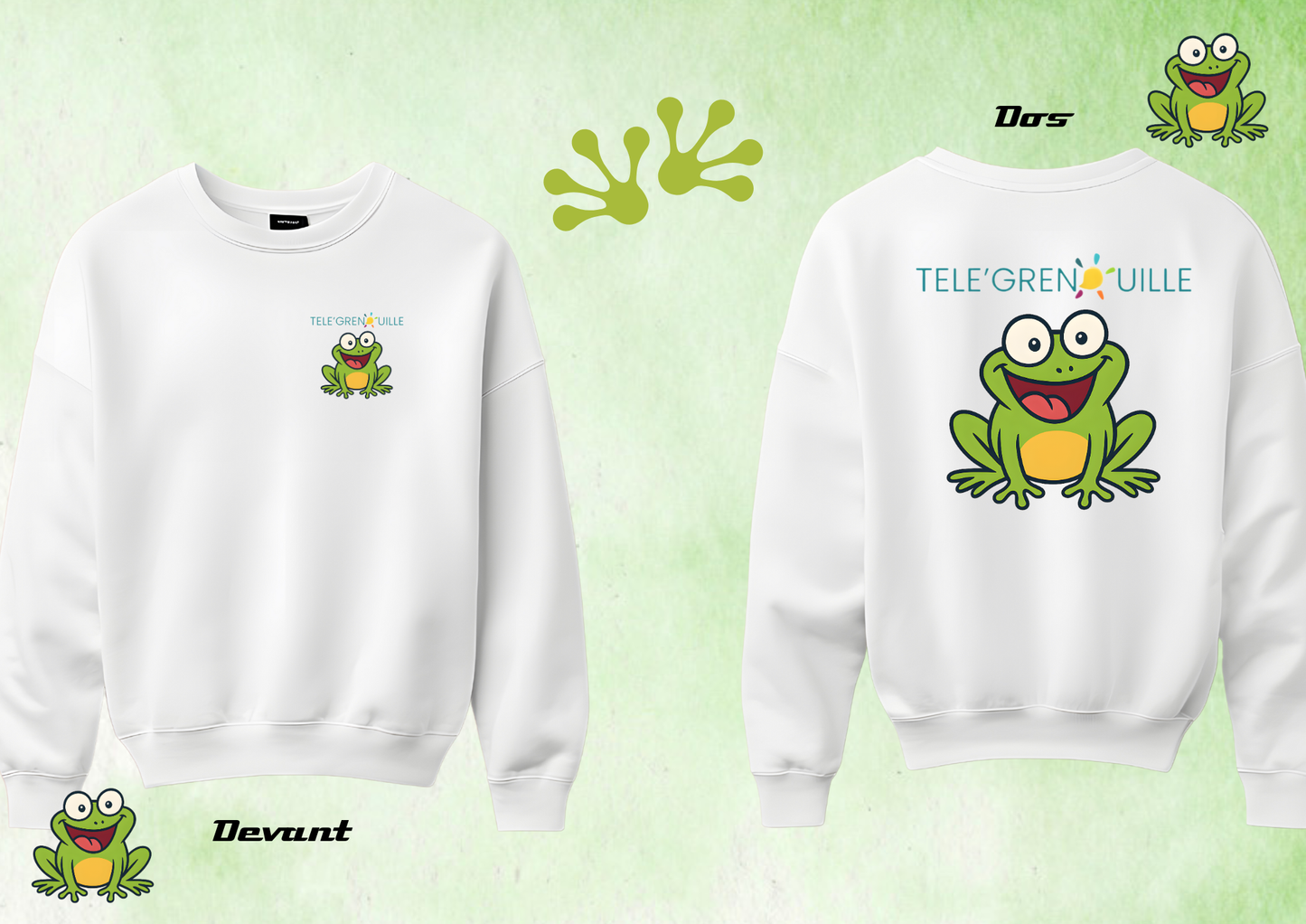 Sweat TELE’GREN’OUILLE – Confort, fun et solidarité !