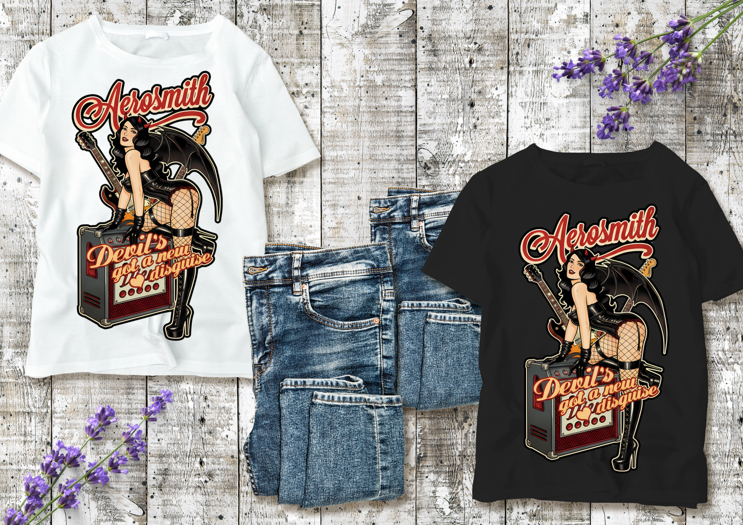 🖤 T-shirt Femme Style Pin-Up Vintage – Collection Rock & Biker