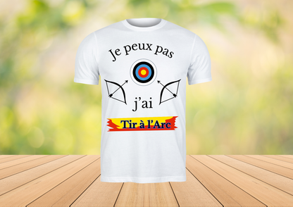 T-shirt blanc – Tir à l’arc