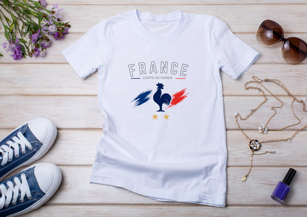 T-shirt France – Coupe du Monde ⚽🇫🇷