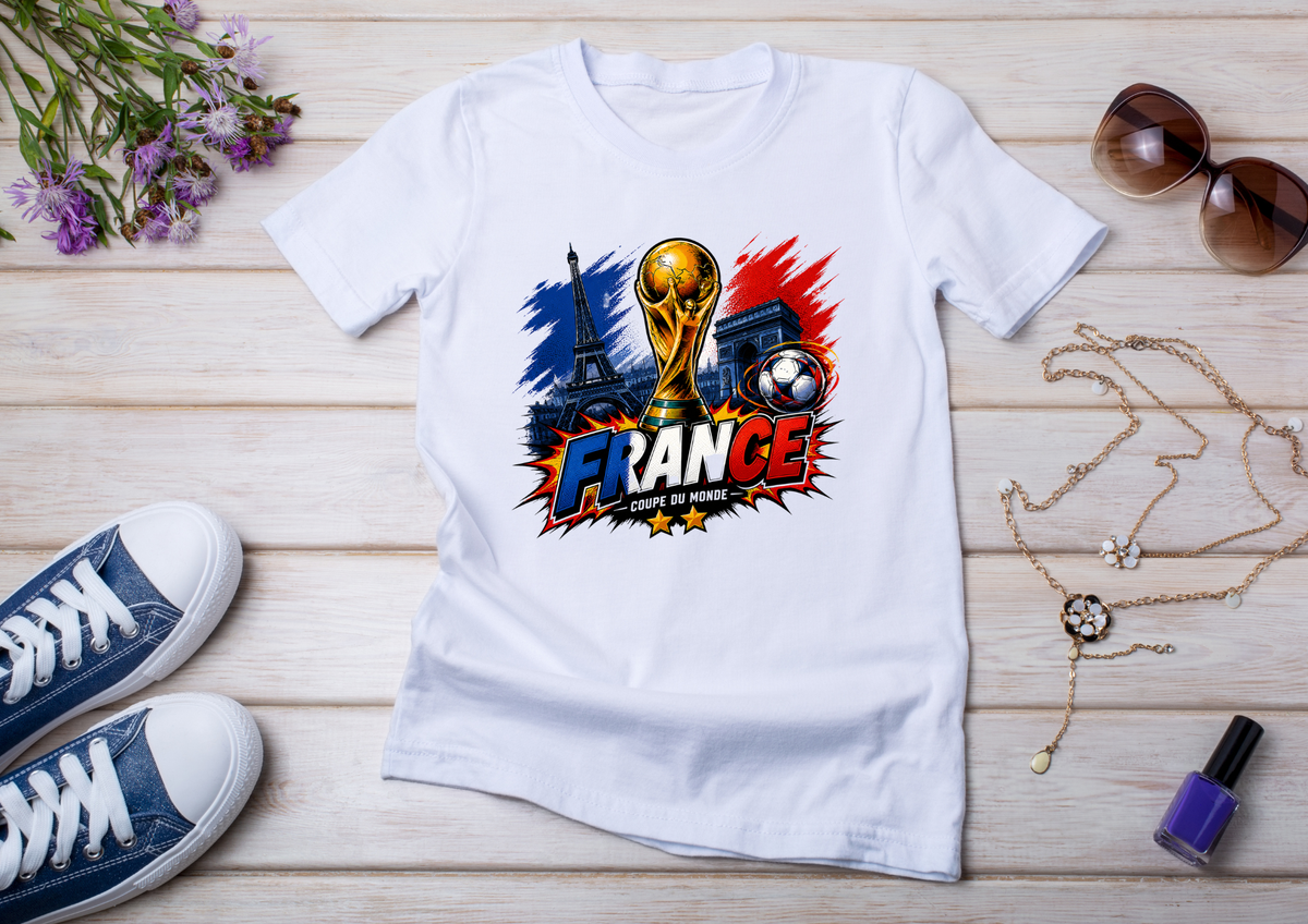 T-shirt France – Édition Monument Tricolore ⚽🇫🇷