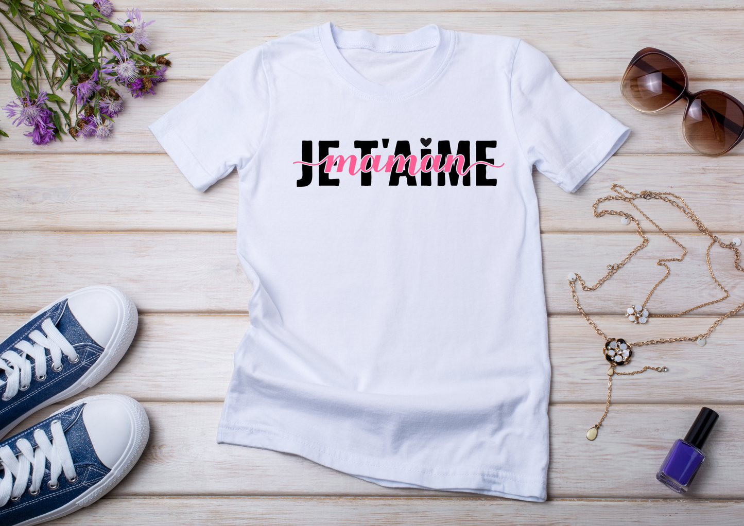 💖 "I Love You Mom" T-shirt – The message that touches the heart