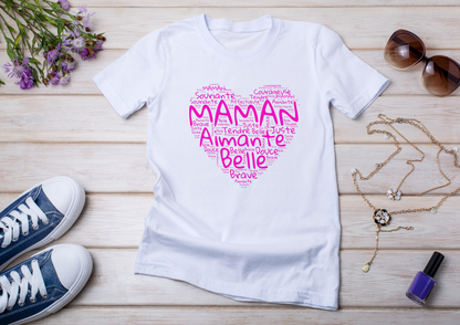 💖 "Loving Beautiful Mom" Mom T-Shirt – A gift full of love