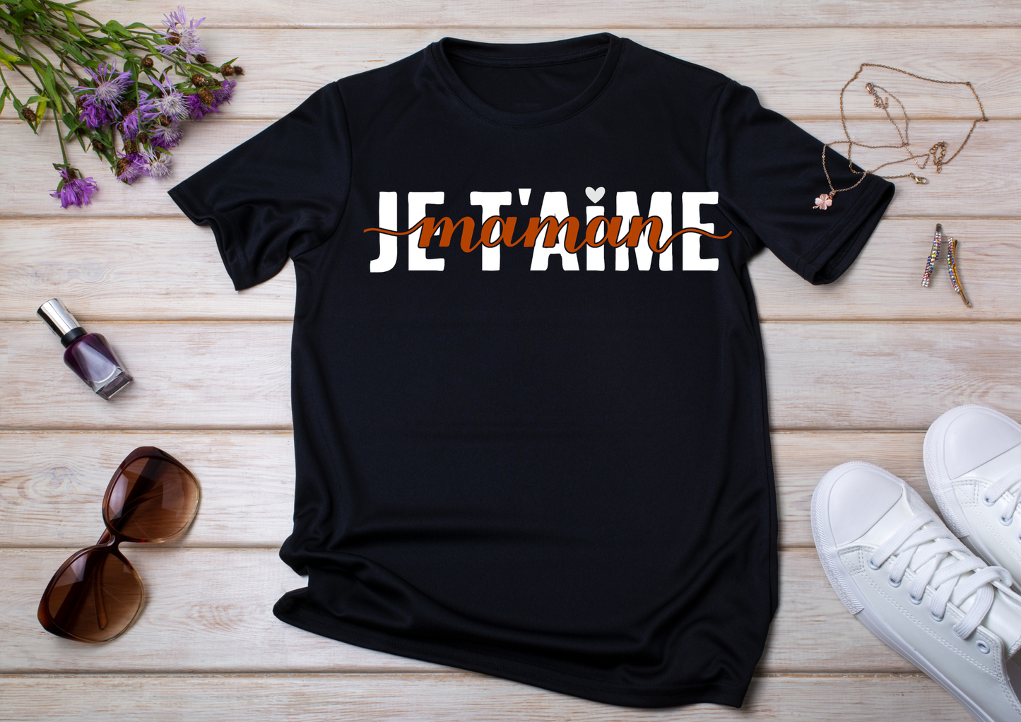 💖 "I Love You Mom" T-shirt – The message that touches the heart