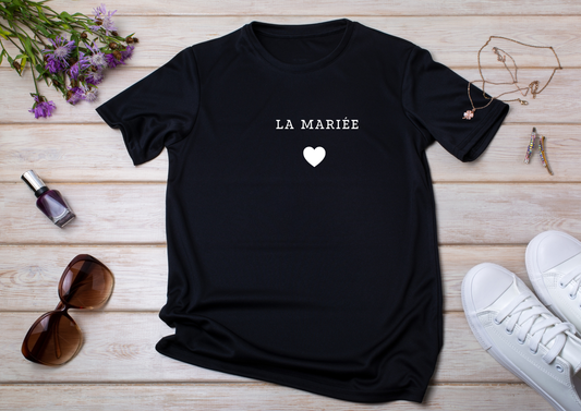 👰‍♀️ T-shirt La Mariée – Design Élégant & Minimaliste | EVJF & Mariage
