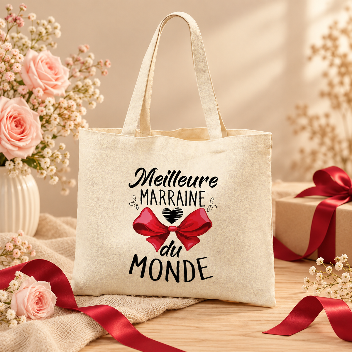 Tote bag Meilleure Marraine du Monde