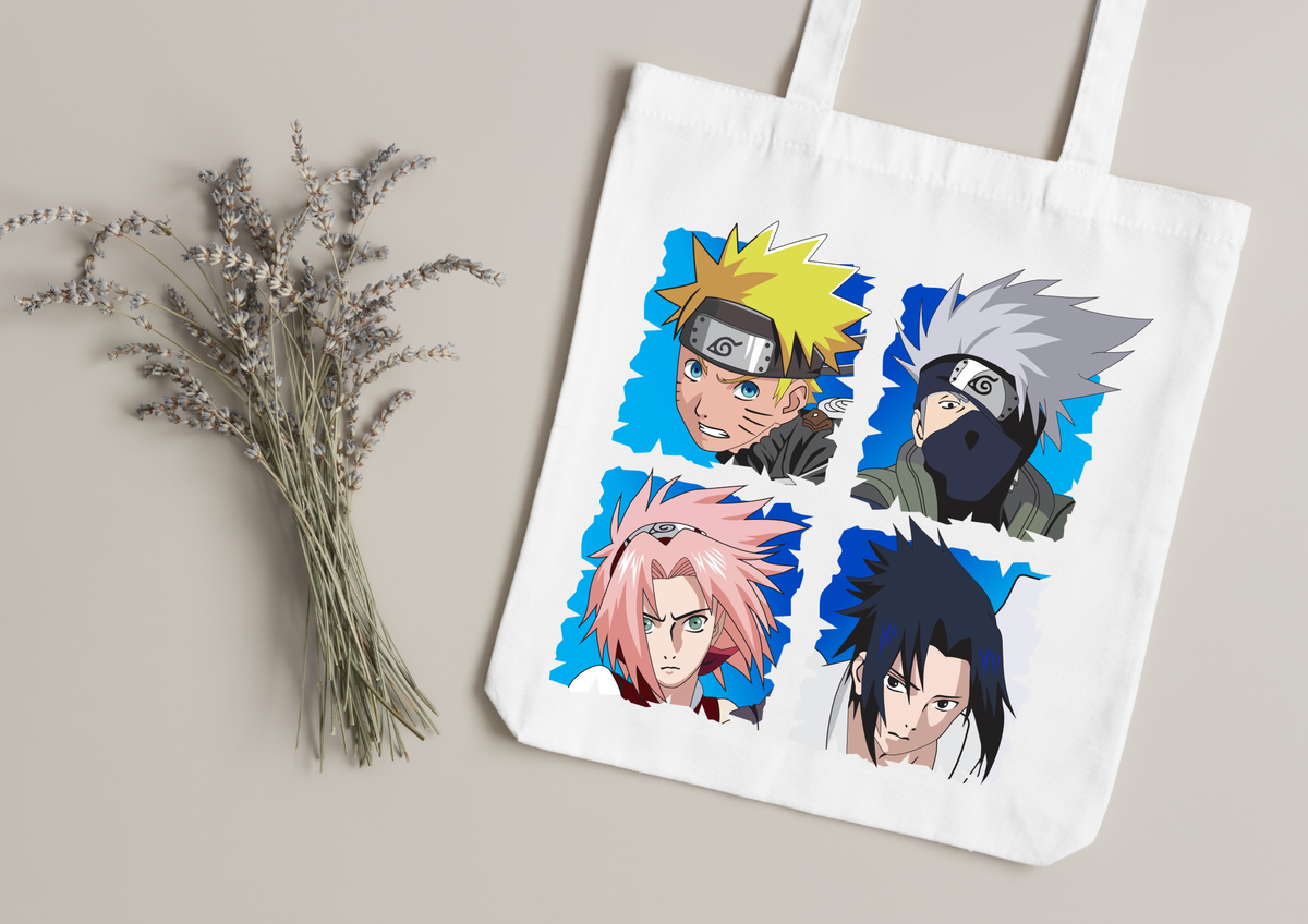 Tote Bag Naruto blanc – modèle 148
