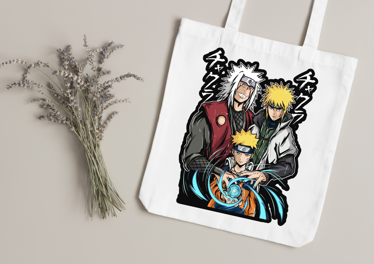 Tote Bag Naruto blanc – modèle 158
