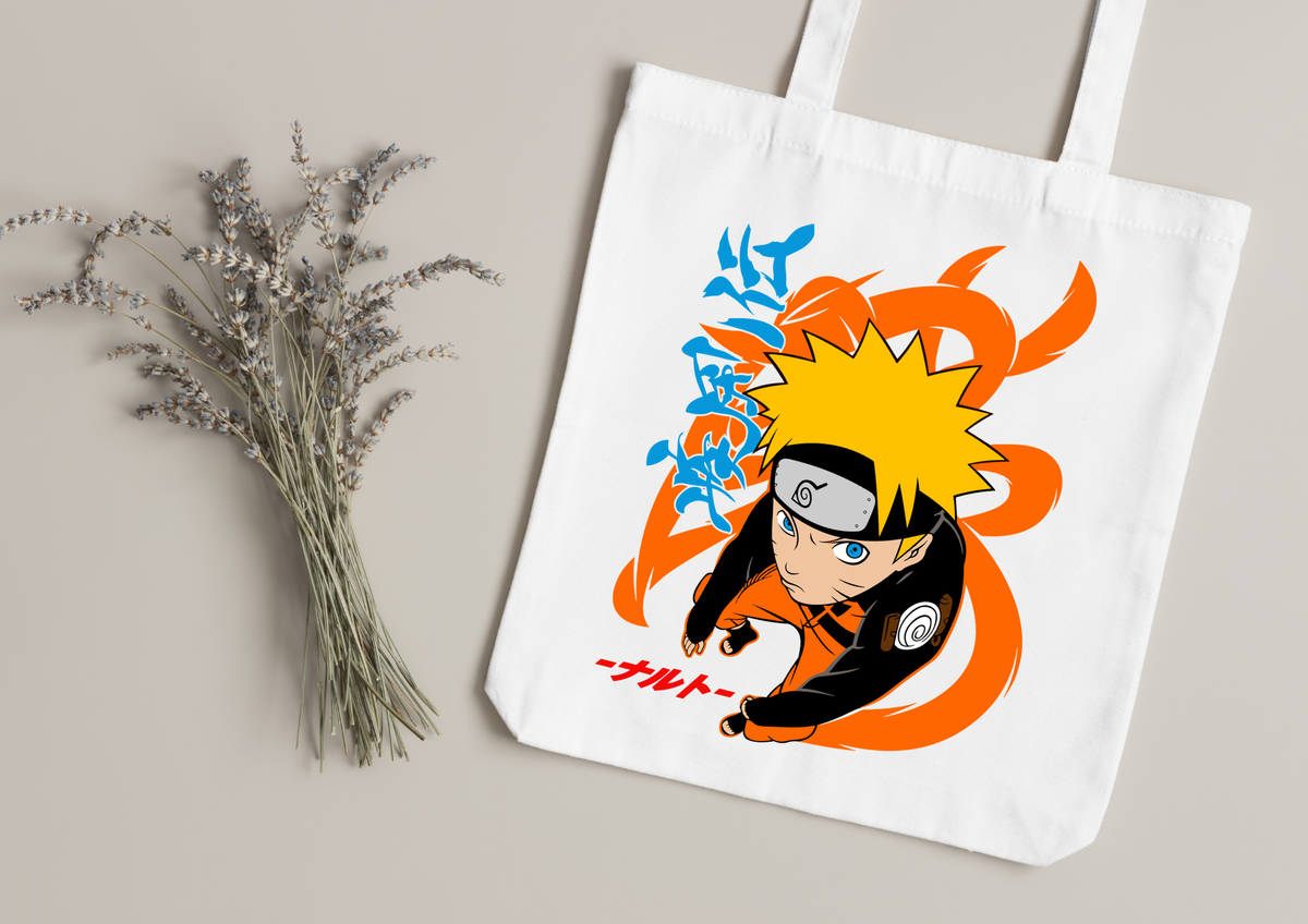 Tote Bag Naruto blanc – modèle 163