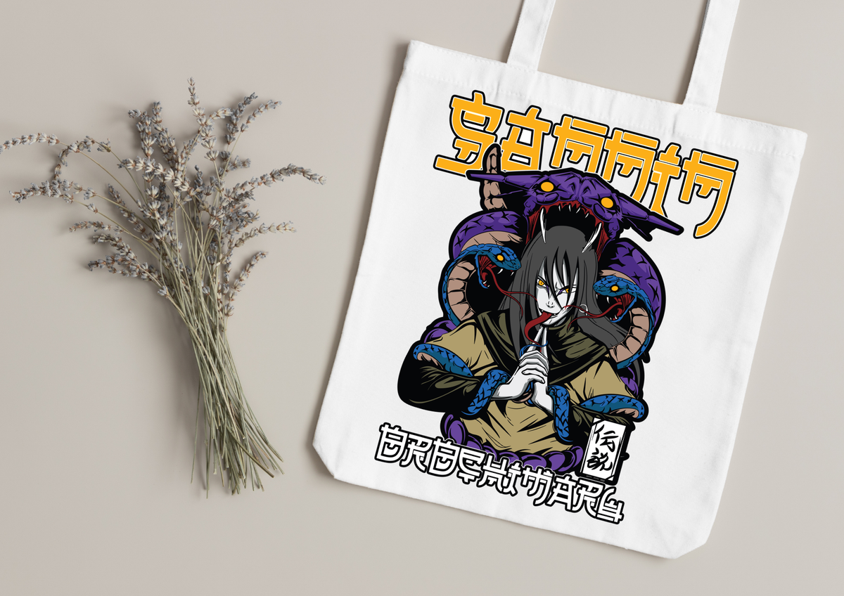 Tote Bag Naruto blanc – modèle 167