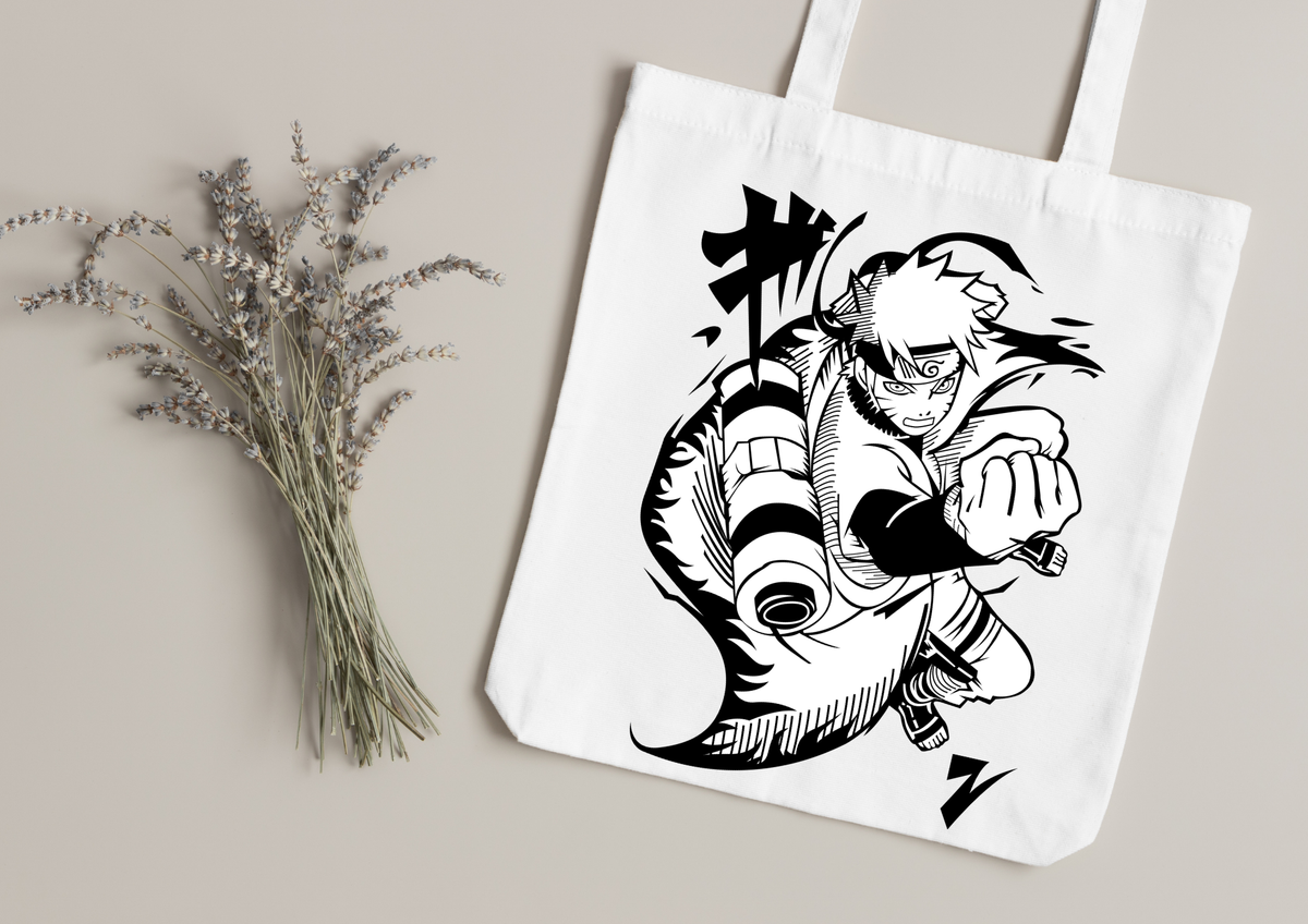 Tote Bag Naruto blanc – modèle 172