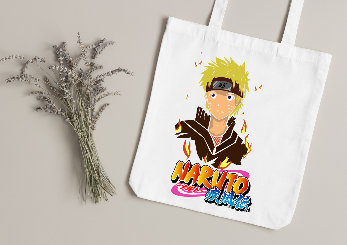 Tote Bag Naruto blanc – modèle 173