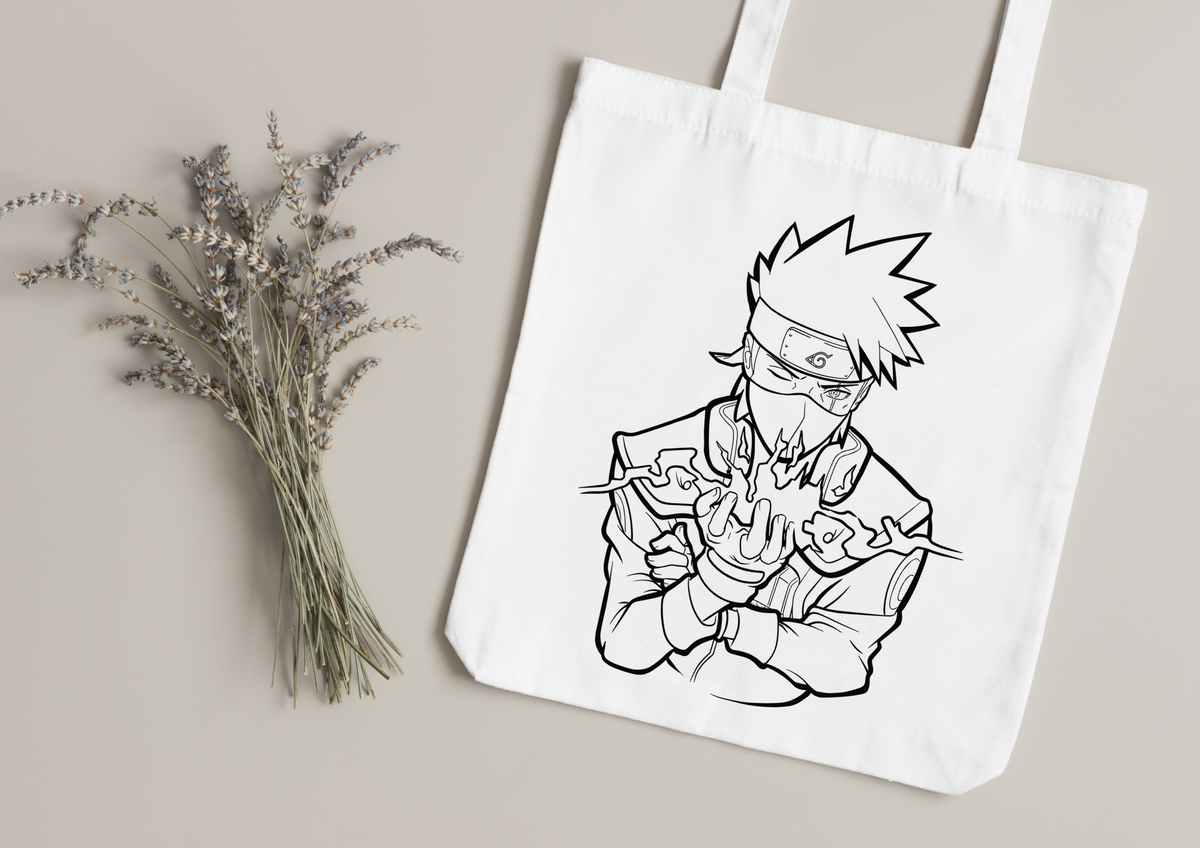 Tote Bag Naruto blanc – modèle 178