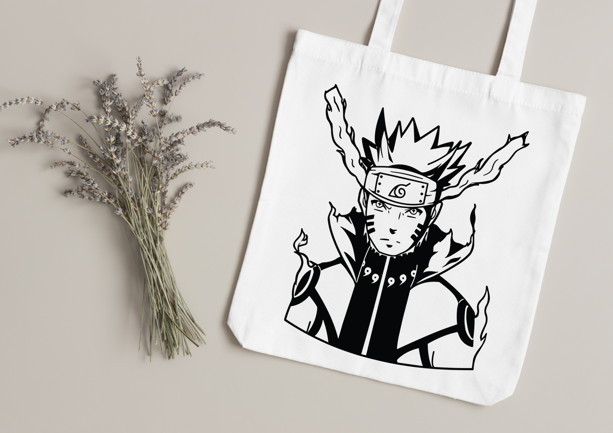 Tote Bag Naruto blanc – modèle 183