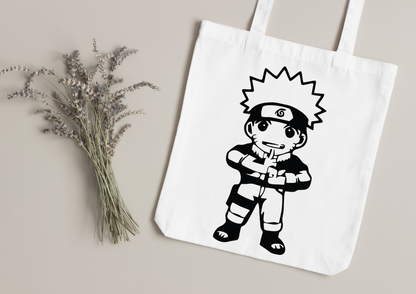Tote Bag Naruto blanc – modèle 184