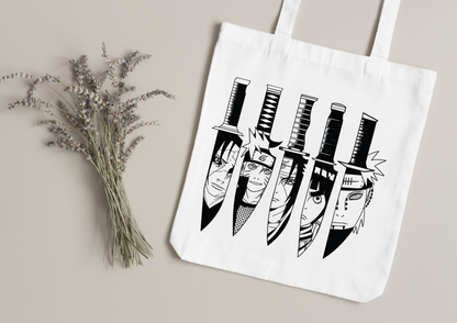 Tote Bag Naruto blanc – modèle 185