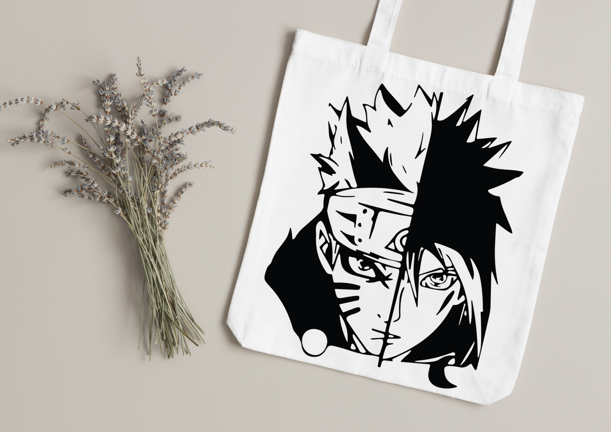 Tote Bag Naruto blanc – modèle 186