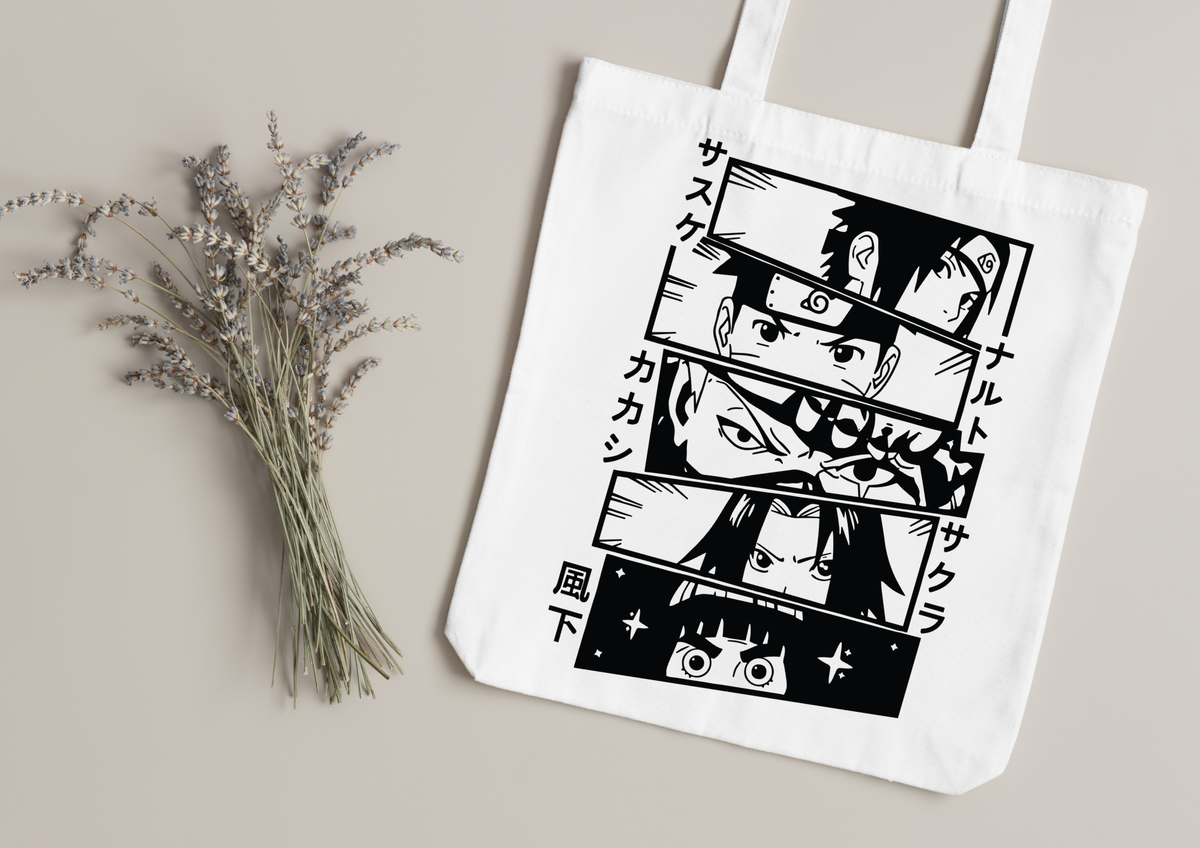 Tote Bag Naruto blanc – modèle 187