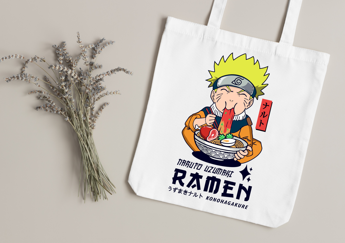 Tote Bag Naruto blanc – modèle 193