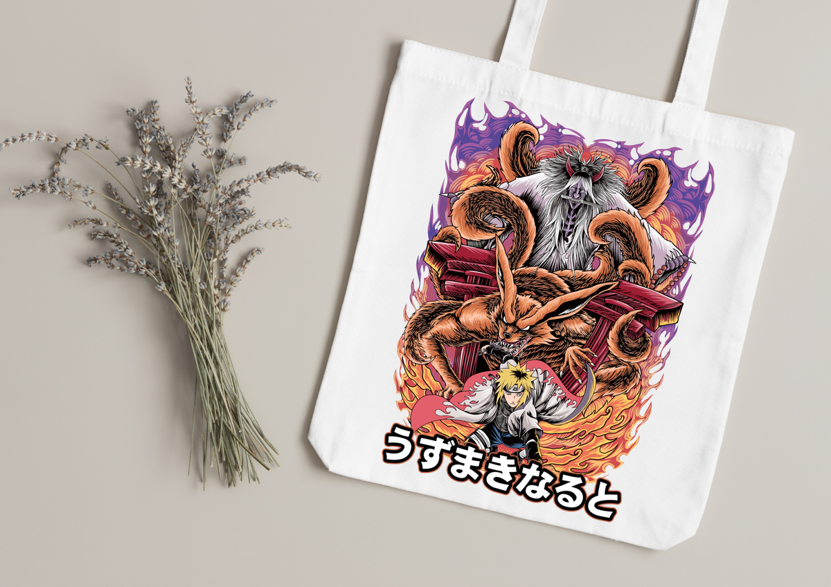 Tote Bag Naruto blanc – modèle 197