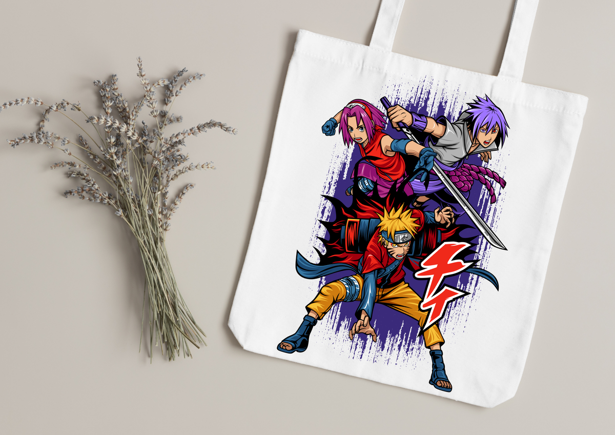 Tote Bag Naruto blanc – modèle 199