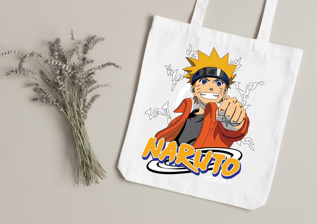 Tote Bag Naruto blanc – modèle 200