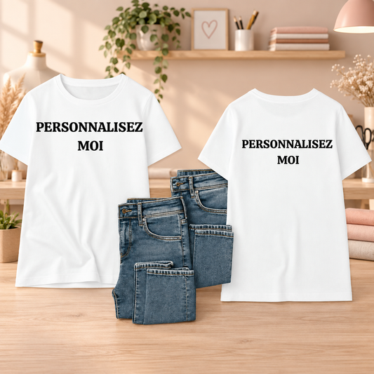T-shirt personnalisé recto verso – présentation