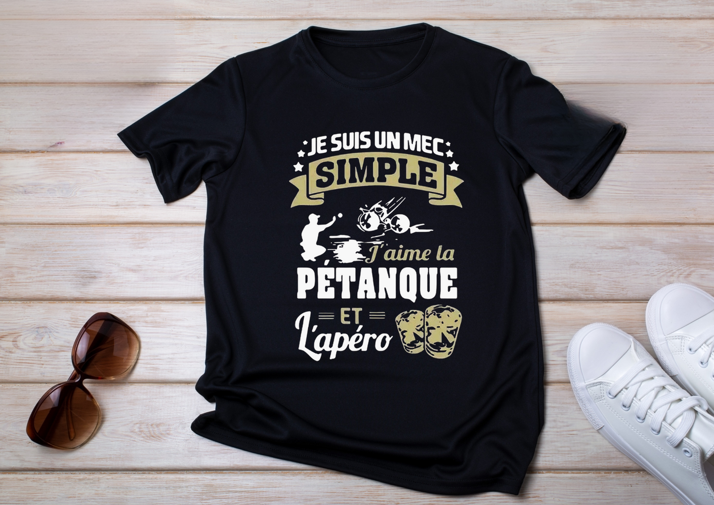 Je suis un mec simple – J’aime la pétanque et l’apéro