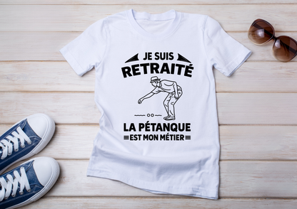 Je suis retraité – La pétanque est mon métier
