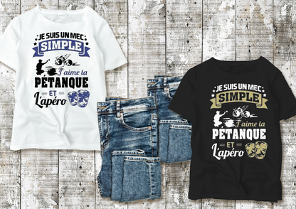 Je suis un mec simple – J’aime la pétanque et l’apéro